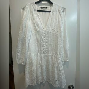 Zara White Lace Dress